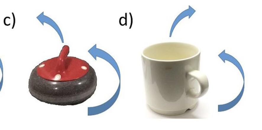 冰壺旋轉著前進