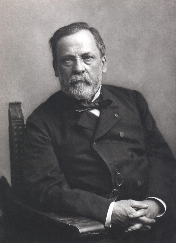 portrait of louis pasteur