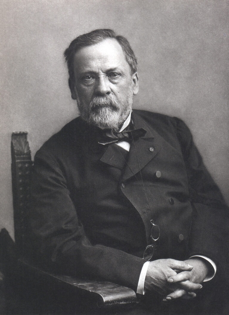 portrait of louis pasteur